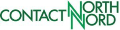 the words Contact North with Nord under written in green